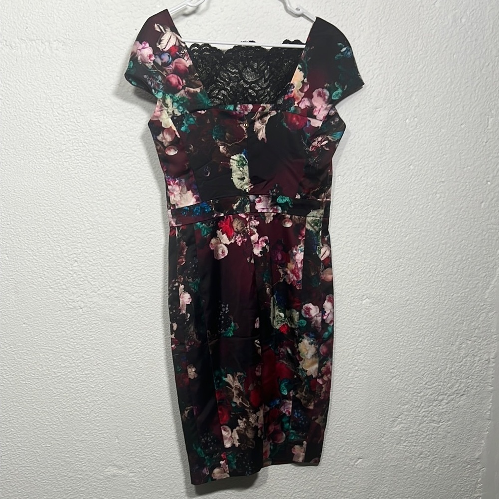 Just Cavalli - Floral Black Dress EU 44 - Picture 5 of 8